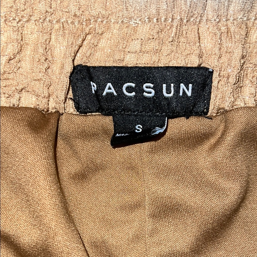 PacSun Brown Textured Shorts - Picture 6 of 10